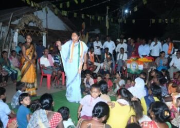 व्यंकटरावपेठा येथे जनतेचा उत्स्फूर्त प्रतिसाद* – *भाग्यश्रीताई आत्राम यांना दिला पाठिंबा.